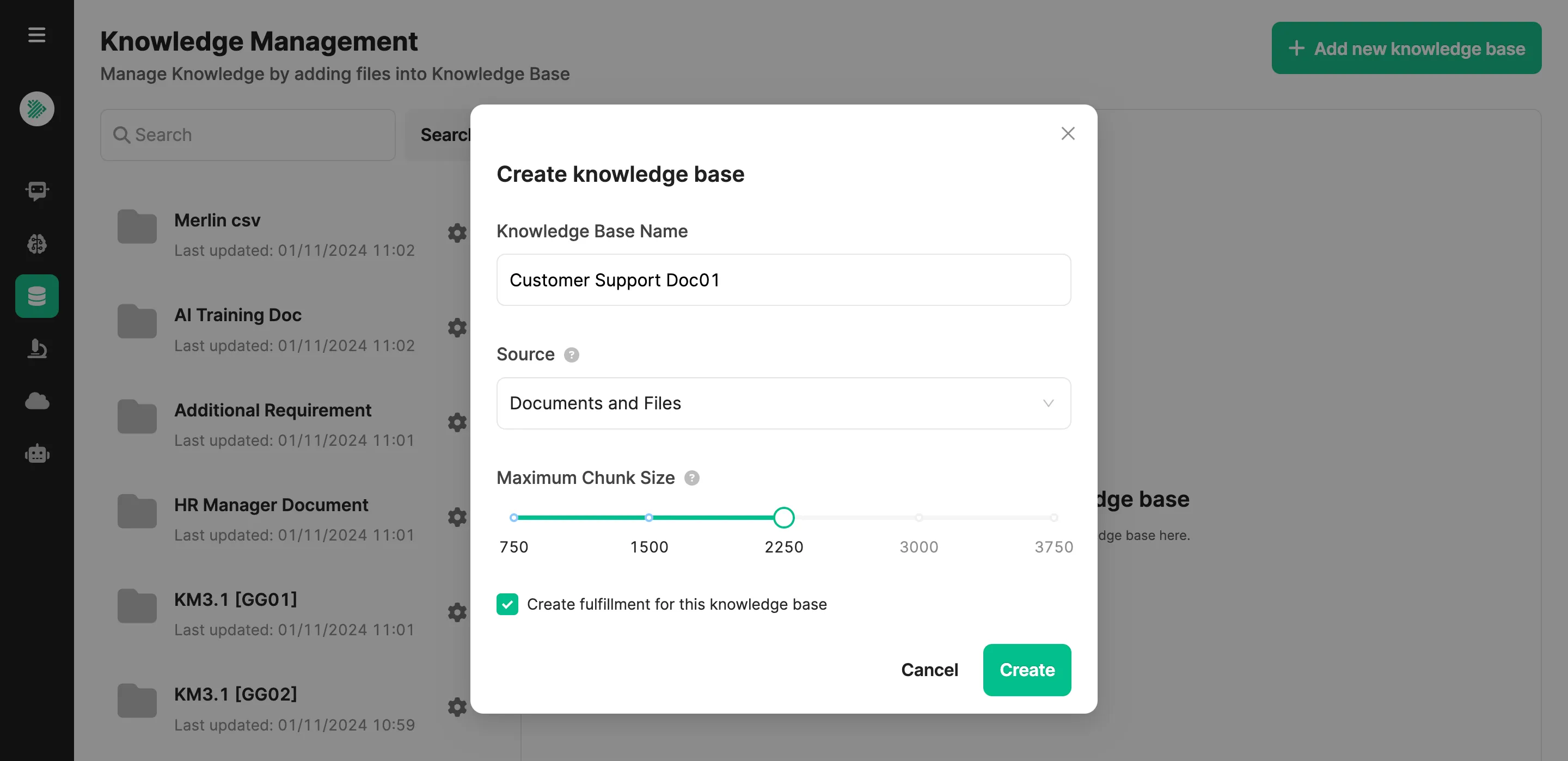 Documents and Files type